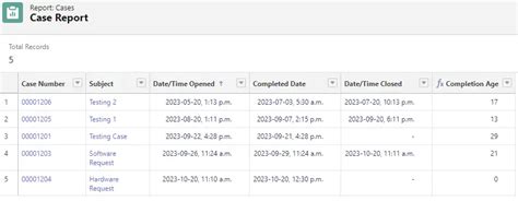 1000 Results. . Salesforce report formula date difference
